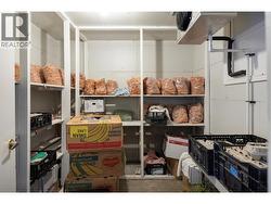 Inside Walk in Refrigerator - 