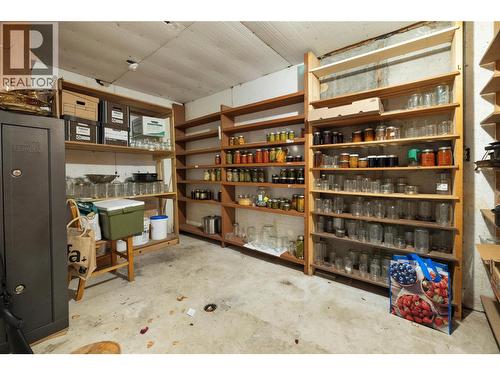 Massive insulated cold cellar in basement - 10108 Venables Drive, Coldstream, BC - Indoor