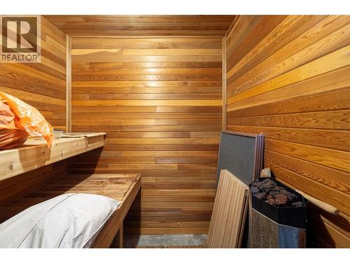 4 Person cedar wood Sauna in Basement Suite - 10108 Venables Drive, Coldstream, BC - Indoor Photo Showing Other Room