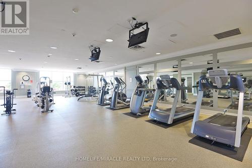 803 - 35 Kingsbridge Garden Circle, Mississauga, ON - Indoor Photo Showing Gym Room