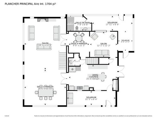 Plan (croquis) - 445 Ch. De La Ferme, Val-Morin, QC 