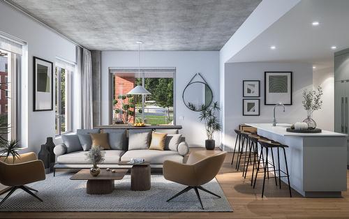 Living room - 105-2540 Ch. Du Canal, Chambly, QC - Indoor Photo Showing Living Room