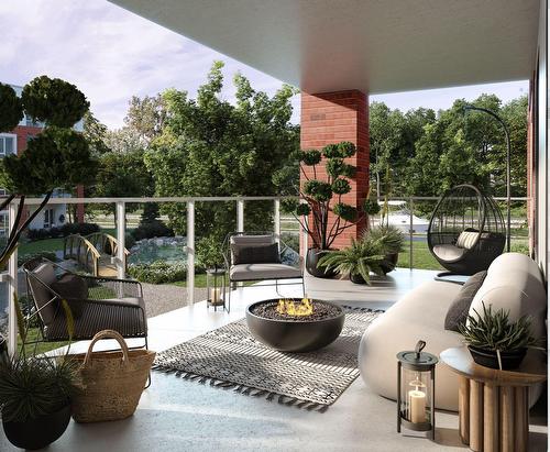 Patio - 502-2540 Ch. Du Canal, Chambly, QC - Outdoor With Exterior