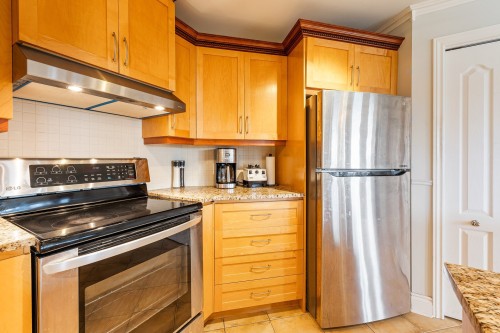 Cuisine - 201-60 Rue Du Lac, Magog, QC - Indoor Photo Showing Kitchen With Double Sink