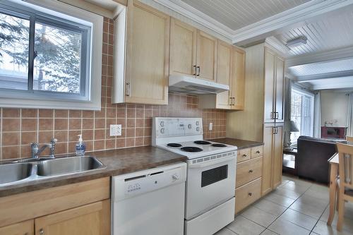 Cuisine - 193 Ch. Tawachiche E., Lac-Aux-Sables, QC - Indoor Photo Showing Kitchen With Double Sink