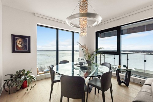 Salle à manger - 1505-1000 Rue André-Prévost, Montréal (Verdun/Île-Des-Soeurs), QC - Indoor With Body Of Water