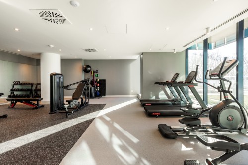 Salle d'exercice - 1505-1000 Rue André-Prévost, Montréal (Verdun/Île-Des-Soeurs), QC - Indoor Photo Showing Gym Room