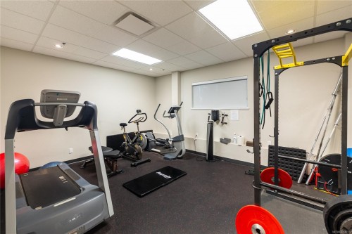 411-595 Pandora Ave, Victoria, BC - Indoor Photo Showing Gym Room