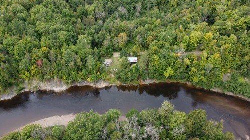 Photo aérienne - 134 2E Avenue Belleville, Sainte-Mélanie, QC - Outdoor With Body Of Water With View