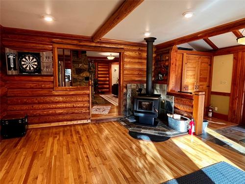 785 Beech Road, Nakusp, BC - Indoor Photo Showing Other Room With Fireplace