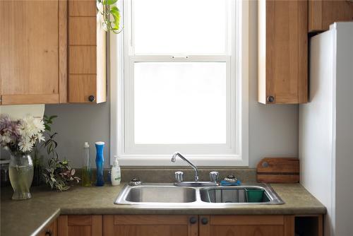 1440 Trinity Valley Road, Lumby, BC - Indoor Photo Showing Kitchen With Double Sink