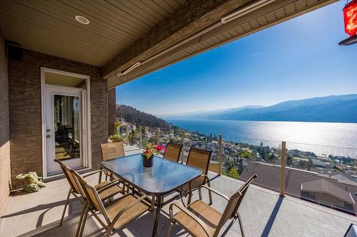205-5165 Trepanier Bench Road, Peachland, BC - Outdoor With Body Of Water With Deck Patio Veranda With View With Exterior
