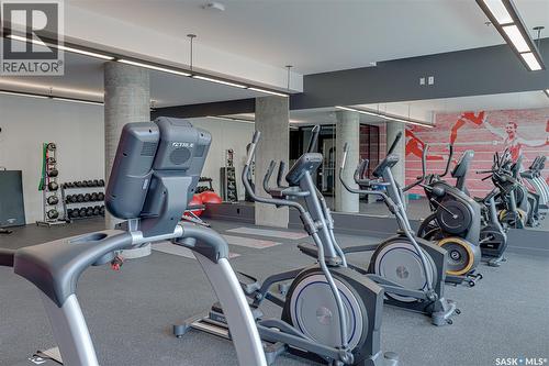 1202 490 2Nd Avenue S, Saskatoon, SK - Indoor Photo Showing Gym Room