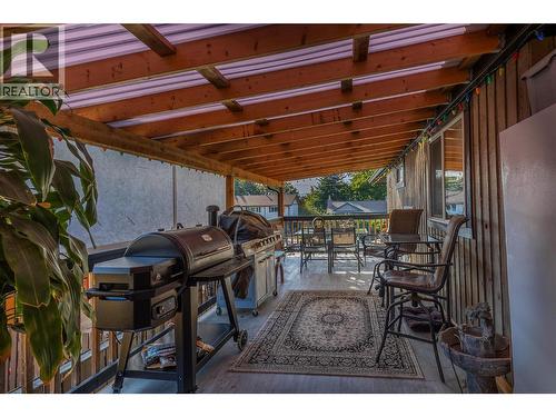 Wrap around covered deck - 1206 43 Avenue, Vernon, BC - Outdoor With Deck Patio Veranda With Exterior