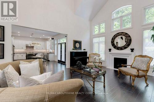 47 Legacy Lane, Hamilton, ON - Indoor Photo Showing Living Room With Fireplace