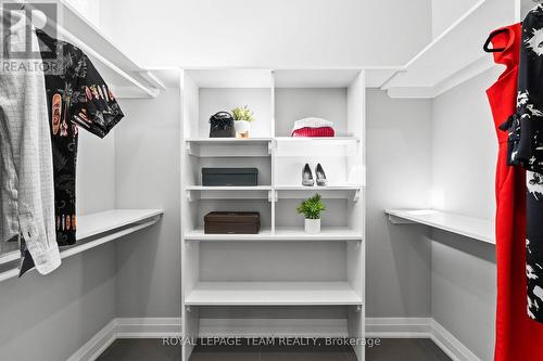 WIC with built in shelving/rods - 2850 Montague Boundary Road, Ottawa, ON - Indoor With Storage