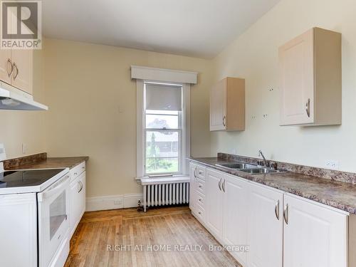 2 Bed Unit - Upper - 79 Queen Street, Clarington (Bowmanville), ON - Indoor Photo Showing Kitchen With Double Sink