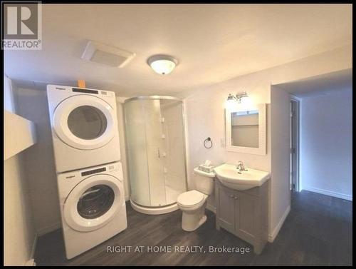 Bachelor basement  bathroom with private laundry - 79 Queen Street, Clarington (Bowmanville), ON - Indoor Photo Showing Laundry Room