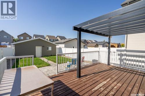 3669 Green Bank Road, Regina, SK - Outdoor With Deck Patio Veranda With Exterior