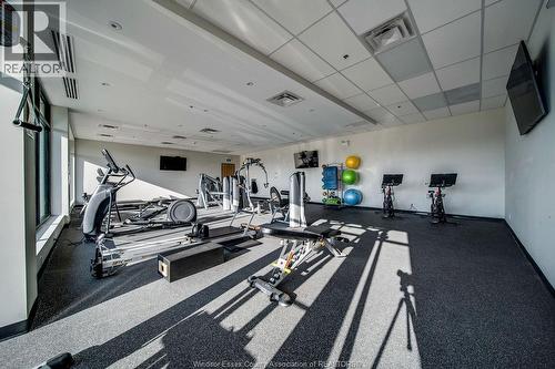 14400 Tecumseh Road Unit# 209, Tecumseh, ON - Indoor Photo Showing Gym Room