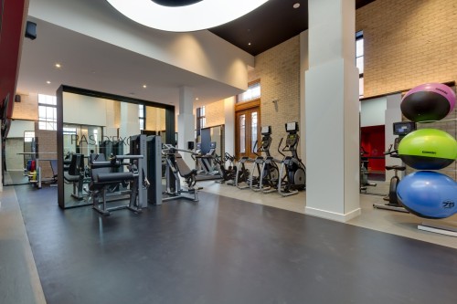 Exercise Room - 3007-1188 Rue St-Antoine O., Montréal (Ville-Marie), QC - Indoor Photo Showing Gym Room