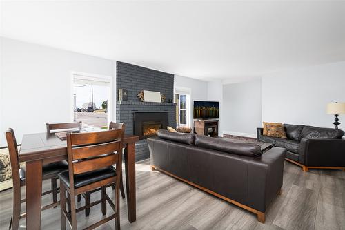 1504 Hillside Street, Creston, BC - Indoor Photo Showing Living Room With Fireplace