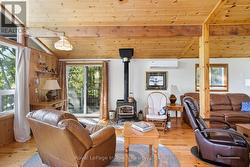 Nice woodstove to keep it warm - 