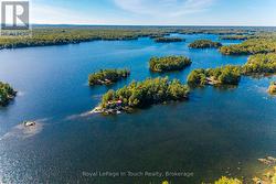 Drone shot of the Island - 