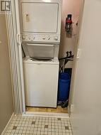 In suite stacked washer and dryer - 