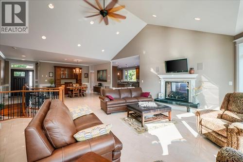 48-7126 Highway 3A Highway, Nelson, BC - Indoor Photo Showing Living Room With Fireplace