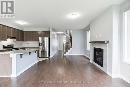 95 Mesa Drive, Ottawa, ON - Indoor Photo Showing Kitchen With Fireplace With Stainless Steel Kitchen With Upgraded Kitchen