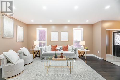 5935 Churchill Meadows Boulevard, Mississauga, ON - Indoor Photo Showing Living Room With Fireplace