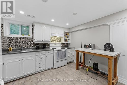 1314 Fisher Avenue, Burlington, ON - Indoor Photo Showing Kitchen With Double Sink