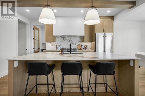 Lot 67 - 40 Benner Boulevard, Middlesex Centre, ON - Indoor Photo Showing Kitchen With Upgraded Kitchen