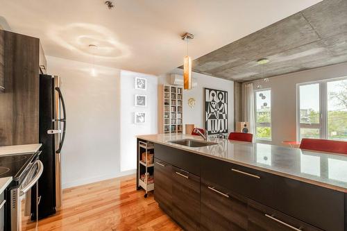 Kitchen - 308-4260 Rue De Rouen, Montréal (Mercier/Hochelaga-Maisonneuve), QC - Indoor Photo Showing Kitchen