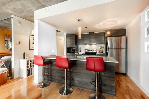 Kitchen - 308-4260 Rue De Rouen, Montréal (Mercier/Hochelaga-Maisonneuve), QC - Indoor Photo Showing Kitchen With Upgraded Kitchen