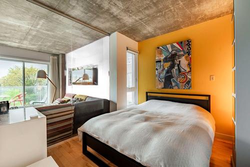 Primary bedroom - 308-4260 Rue De Rouen, Montréal (Mercier/Hochelaga-Maisonneuve), QC - Indoor Photo Showing Bedroom