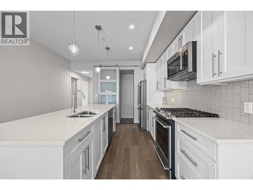 3638 Mission Springs Drive Unit# 301, Kelowna, BC - Indoor Photo Showing Kitchen With Double Sink With Upgraded Kitchen