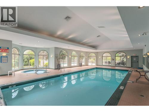 Community Indoor Pool - 550 Yates Road Unit# 162, Kelowna, BC - Indoor Photo Showing Other Room With In Ground Pool