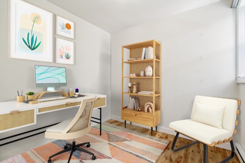 Chambre à coucher - 4076 Av. Coloniale, Montréal (Le Plateau-Mont-Royal), QC - Indoor Photo Showing Office