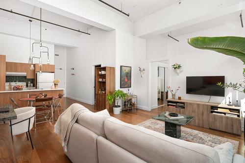 Salon - 158-4951 Rue Ontario E., Montréal (Mercier/Hochelaga-Maisonneuve), QC - Indoor Photo Showing Living Room