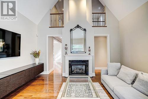 19 Anglin Drive, Richmond Hill, ON - Indoor Photo Showing Living Room With Fireplace