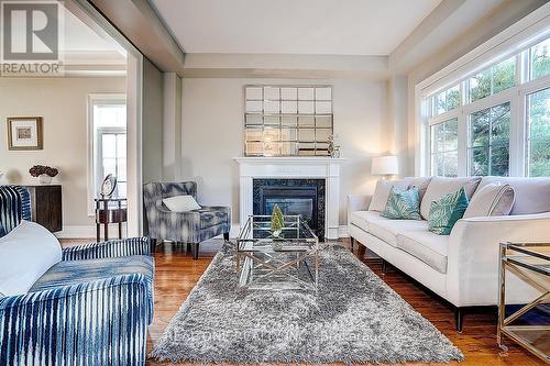 19 Anglin Drive, Richmond Hill, ON - Indoor Photo Showing Living Room With Fireplace