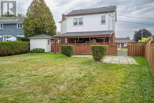 Back yard - 601 Fourth Street E, Cornwall, ON - Outdoor With Deck Patio Veranda