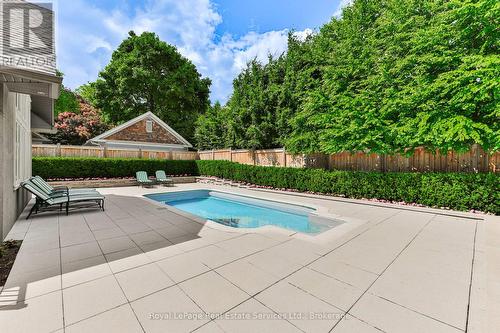 69 Allan Street, Oakville (Oo Old Oakville), ON - Outdoor With In Ground Pool With Backyard