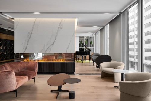 Salle communautaire - 1216-435 Boul. René-Lévesque O., Montréal (Ville-Marie), QC - Indoor Photo Showing Living Room