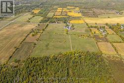 Aerial view from the South showing the forest - 