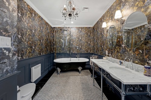 Salon - 1565  - 1569 Av. Du Docteur-Penfield, Montréal (Ville-Marie), QC - Indoor Photo Showing Living Room With Fireplace