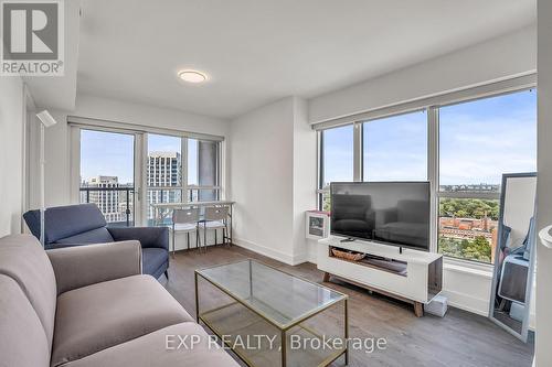 2235 - 5 Mabelle Avenue, Toronto, ON - Indoor Photo Showing Living Room