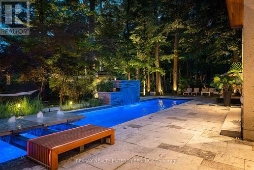 123 Kenollie Avenue, Mississauga, ON - Outdoor With In Ground Pool With Backyard